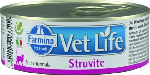 Farmina Vet Life Natural Diet Struvite паштет для кошек профилактика МКБ (паштет) 85г