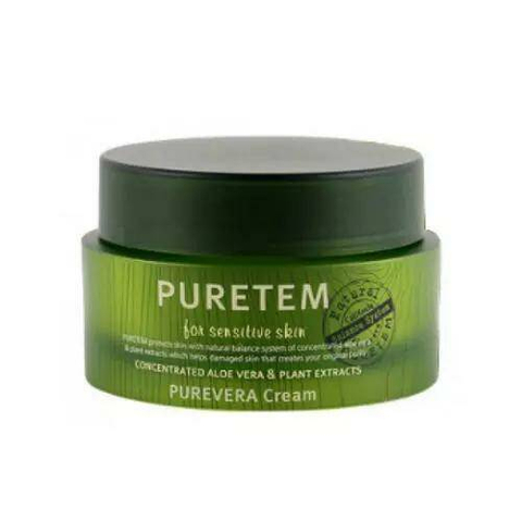 Welcos Kwailnara Puretem Крем для лица с экстрактом алоэ вера Puretem Purevera Cream