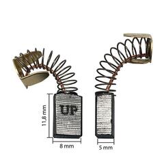Щетка графитовая UNITED PARTS 5х8х11,8мм для MAKITA СВ-51 (аналог 181021-2) (10шт)