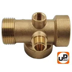 Штуцер UNITED PARTS пятивыводной 3/8