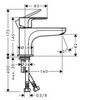 Hansgrohe Rebris E 72435000 Смеситель на борт ванны | смеситель для раковины (хром)