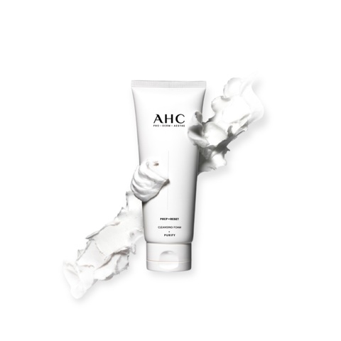 AHC Prep+Reset cleansing foam