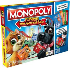 Monopoly Настольная игра Монополия Джуниор с картами