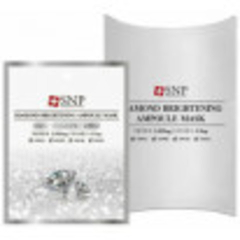 SNP Тканевые маски с алмазной пудрой SNP Diamond Brightening Ampoul Mask 10шт