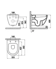Унитаз подвесной 