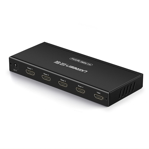 Разветвитель UGREEN HDMI Splitter 1 In 4 Out RUS, Black