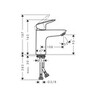 Hansgrohe Logis 71103670 Смеситель для раковины (чёрный матовый)