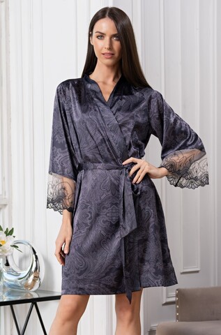 Короткий шелковый халат Mia Amore Aletta (70% натуральный шелк)