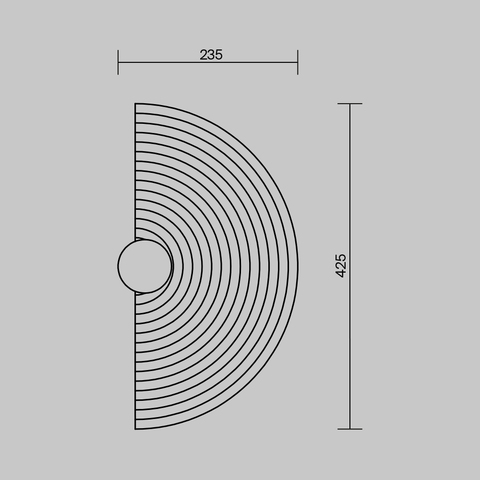 Настенный светодиодный светильник Freya FELT FR6189WL-L20LG1