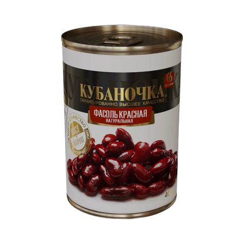 Фасоль красная Кубаночка жб 400гр