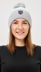 Шапка Nordski Severe Ice Water/White