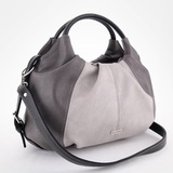 Сумка Саломея 357 мульти итальянский серо-черный