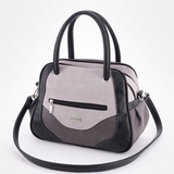 Сумка Саломея 325 мульти итальянский серо-черный