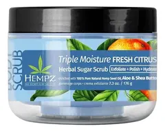 Hempz Скраб сахарный для тела Тройное Увлажнение- riple Moisture Fresh Citrus Herbal Sugar Scrub ,176 г