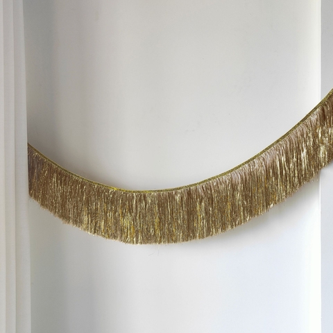 Занавес-бахрома, Античное золото, 24 см*2 м (В*Ш)