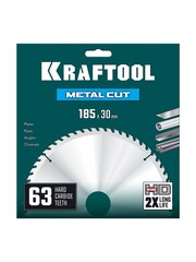 KRAFTOOL Metal Cut 185 х 30 мм, 63Т, диск пильный по металлу и стали (36954-185-30-63)