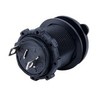 Гнездо розетки 12V для установки в пластик