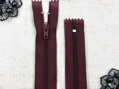 Молния брючная SBS автомат, L 20 см, Т3, н/р, винный