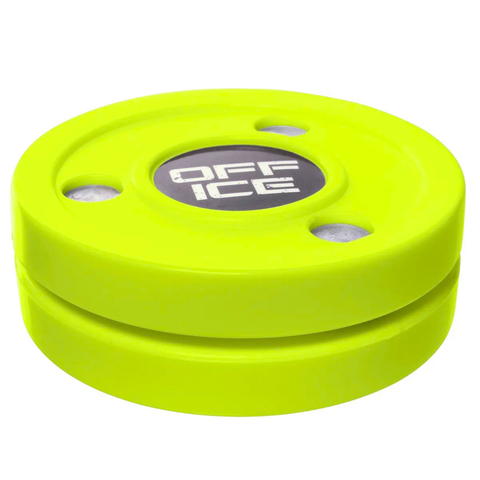 Шайба тренировочная двусоставная TSP OFF ICE PUCK неонжелт