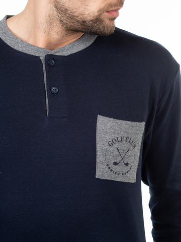 Мужская пижама EP 6072 Pigiama Enrico Coveri