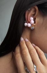 Кафф нежно-розовый крупный