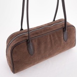 Сумка Саломея 2042 эко-замша шоколад