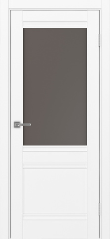 Турин_502U.21.30 ЭКО-шпон Белый снежный-Бронза матовое/Щит МДФ