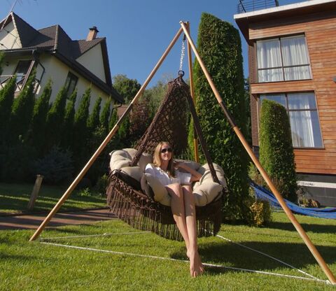 Деревянный каркас (для подвесных кресел КАРТАХЕНА) Besta Fiesta МАЙЯ, натуральное дерево