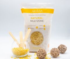 99087 Воск полимерный для депиляции NATURAL-MULTIZONE, 150 г, ARAVIA Professional