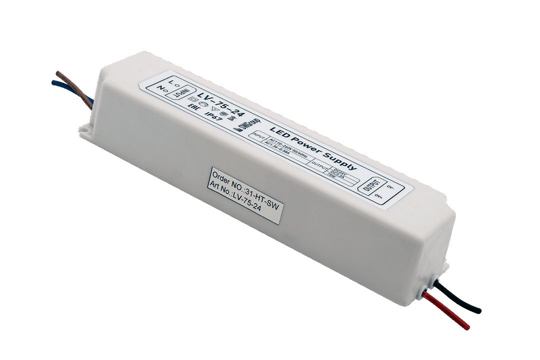 Блок питания SWG 24V 75W IP67 3,1A LV-75-24 000271