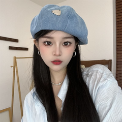 Берет джинсовый Skully S-46 light blue