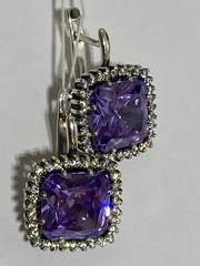 Гайя (серьги из серебра)