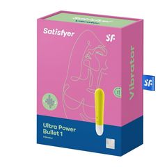 Желтый мини-вибратор Ultra Power Bullet 1 - 