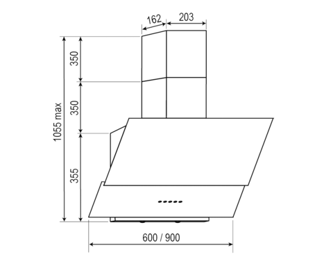 RAINFORD RCH-3932 White glass