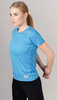 Элитная женская футболка Nordski Run blue W