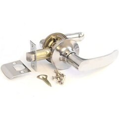 Ручка защелка RUCETTI НЛ-01 WC PC,сан.тех.завертка,цвет ХРОМ 2927958