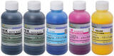 Комплект пигментных чернил DCTEC для Canon imagePROGRAF TM-240, TM-255, TM-340, TM-350, TM-355. Набор 5 цветов по 200 мл
