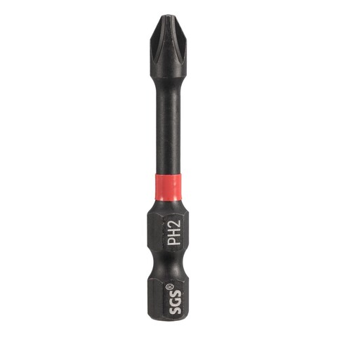 Бита PH2 х90мм Impact(ударная) S2 1шт SGS 6390-PH2-IB