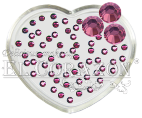 El Corazon Стразы стеклянные 100шт/111  SS6-светлый розовый