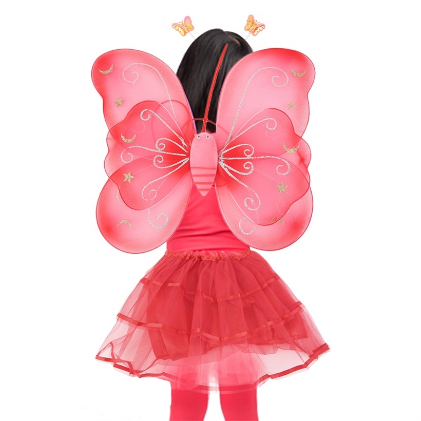 Карнавальный костюм Сказочная Фея, розовый, рост 122 см фото