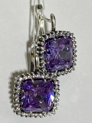 Гайя (серьги из серебра)