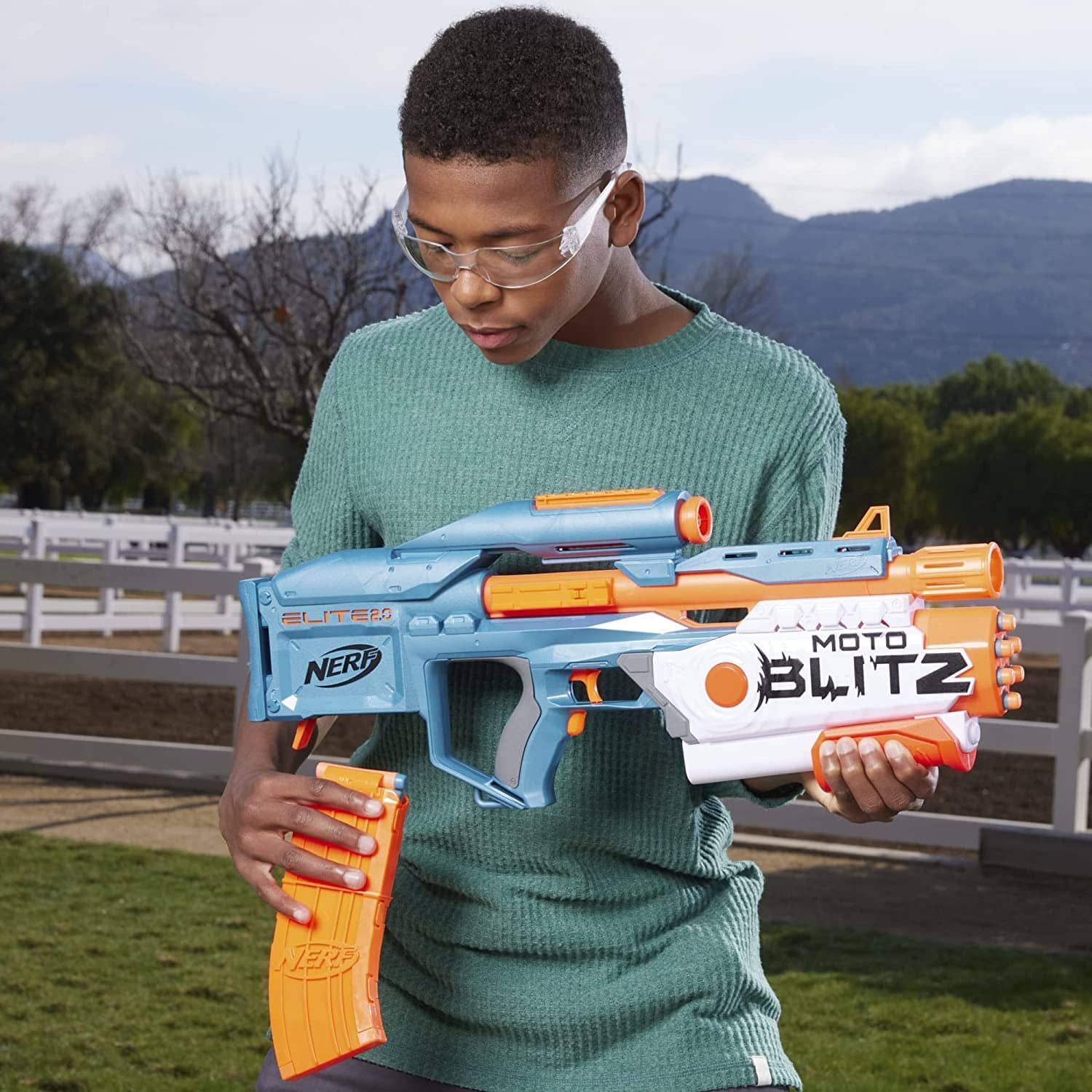 Игрушечное оружие HASBRO Nerf NERF Elite 2.0 Motoblitz CS-10 - Бластер нерф  элит мотоблиц - Нерф F5872 купить в Москве | Доставка по России.