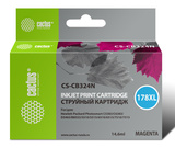 Картридж струйный Cactus CS-CB324N(CS-CB324) №178XL пурпурный (14.6мл) для HP PS B8553, C5383, C6383