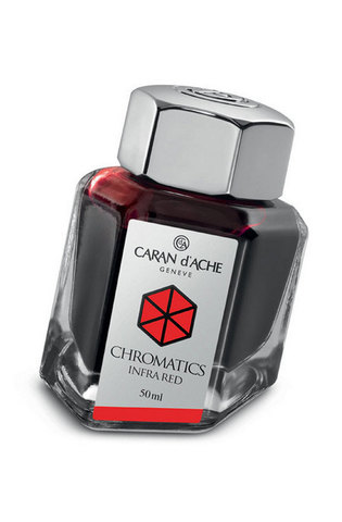 Флакон с чернилами Caran d’Ache Chromatics, 50 ml, Infra Red (8011.070)