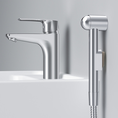 Смеситель для раковины с гигиеническим душем AM.PM Gem - F90A03000