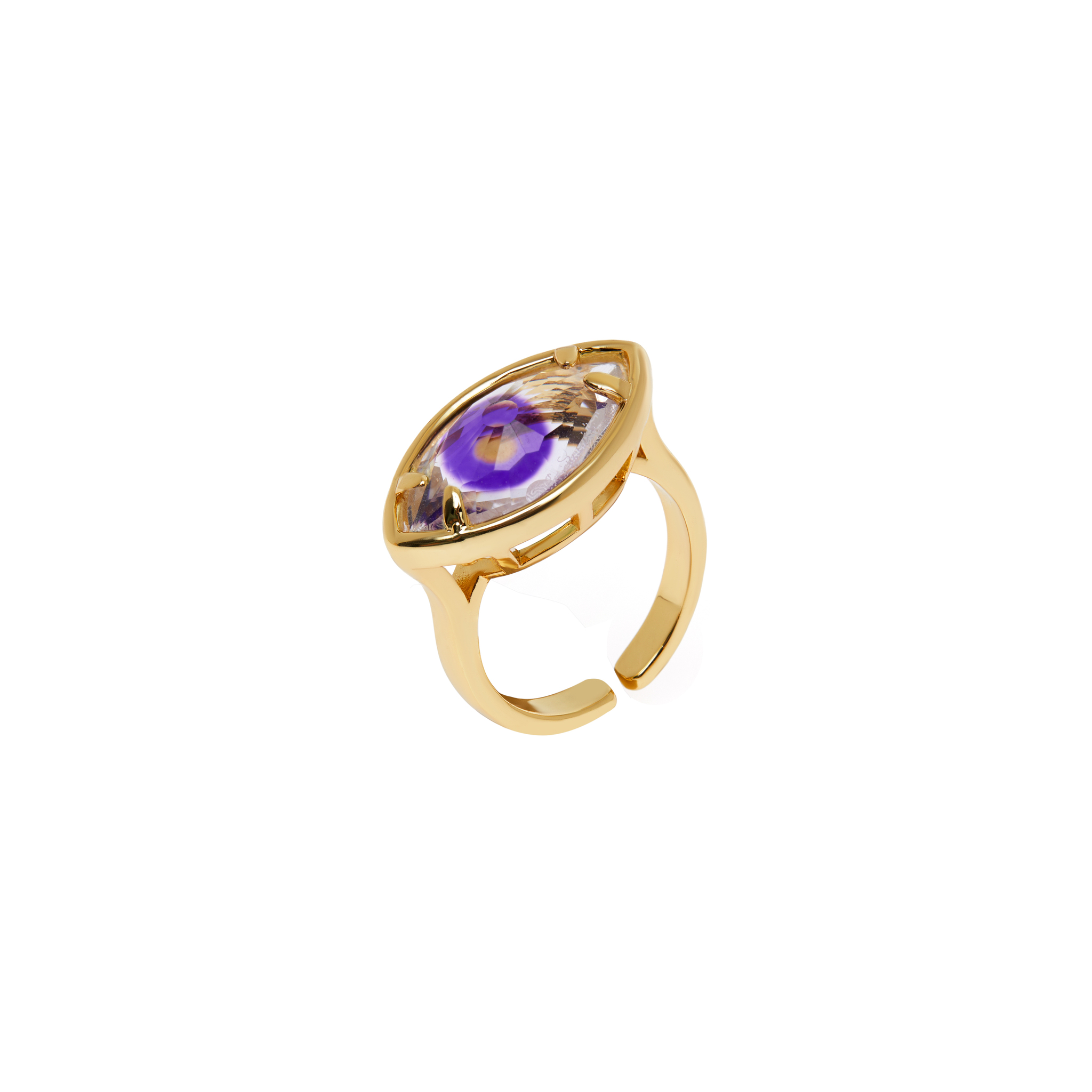 DÉJÀ VU Кольцо Aqua Eye Ring – Violet déjà vu кольцо tetris ring – atlantic