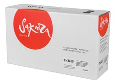 Картридж Sakura TN3430 для Brother DCP-L5500DN/DCP-L6600DW/MFC-L5700DN/MFC-L5750DW/HL-L5000/HL-L5100/HL-L5200/HL-L6250/HL-L6300/HL-L6400/MFC-L6800/MFC-L6900, черный, 3000 к.