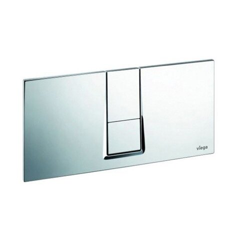 Viega 654696 Visign for Style 14 кнопка смыва (пластик) для смывных бачков, хром, модель 8334.1