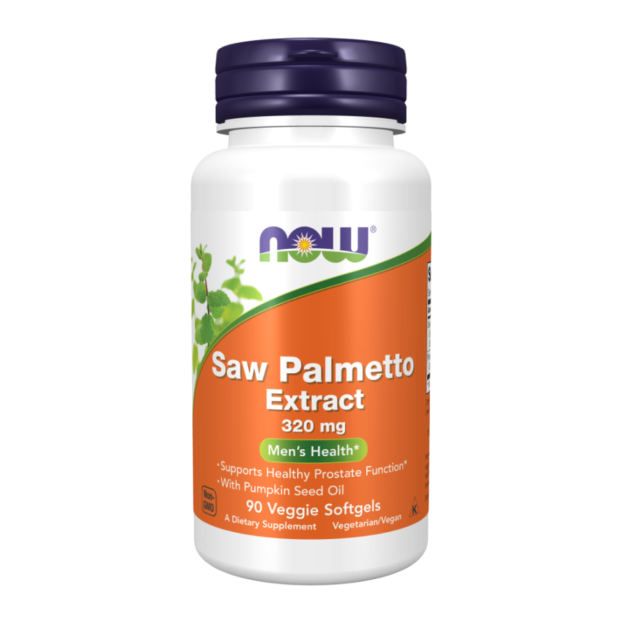 Экстракт серенои, мужское здоровье 320 мг, Saw Palmetto Extract 320 mg, Now Foods, 90 капсул