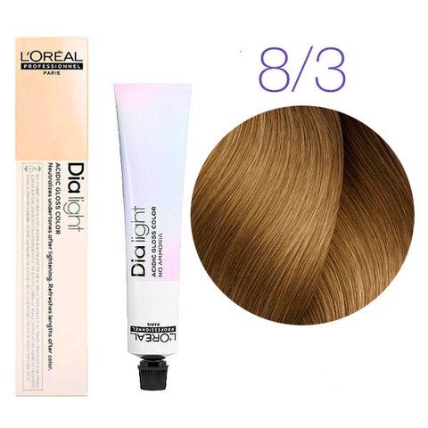 L'Oreal Professionnel Dia light 8.3 (Светлый блондин золотистый) - Краска для волос